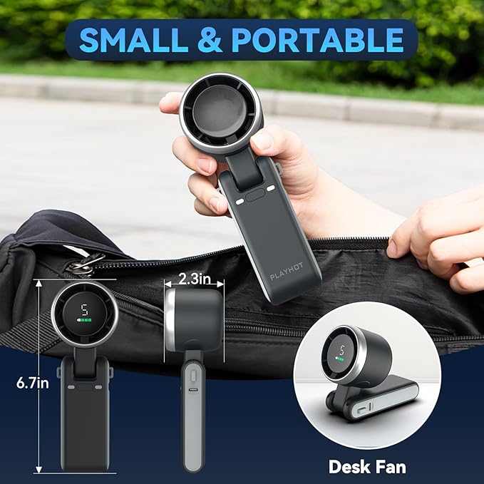 PlayHot Portable Handheld Turbo Fan – Black Mini Fan with 5-Speed Wind Settings

PlayHot Battery Operated Folding Fan – 13,550 RPM High-Speed Cooling Fan

PlayHot Rechargeable Pocket Fan – 3-in-1 Travel Cooling Fan for Outdoor Use

PlayHot Foldable Hand Fan with Lanyard – Turbo Air Tech for Summer Heat Relief

PlayHot Compact USB Fan – Long Battery Life, Up to 12 Hours

PlayHot Handheld Fan for Beach, Travel, and Outdoor Sports

PlayHot Personal Turbo Cooling Fan – Lightweight, Pocket-Sized Design